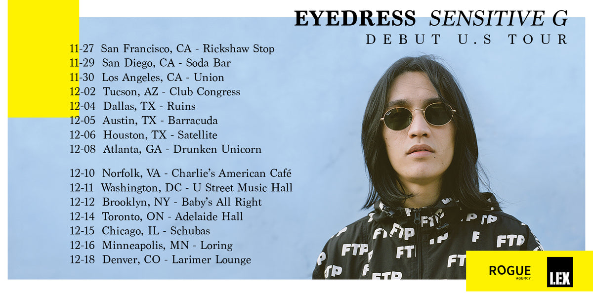 Eyedress 'Sensitive G' debut U.S. Tour