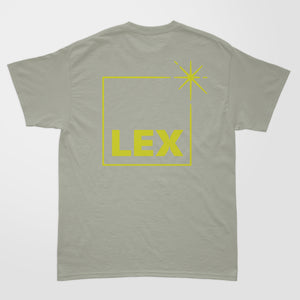 Lex T-Shirt Lichen with yellow print - XX-Large