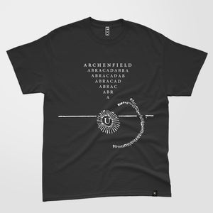 Pre-Order: ARCHENFIELD short sleeve t-shirt in COAL -Small