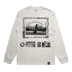 Pre-Order: ARCHENFIELD long sleeve t-shirt in limestone - X- Large