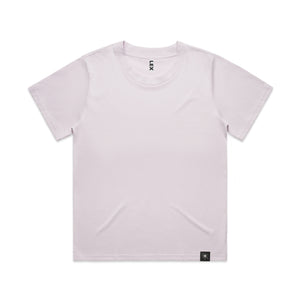 Lex Box Fit T-Shirt Orchid with Mauve Print X-Small