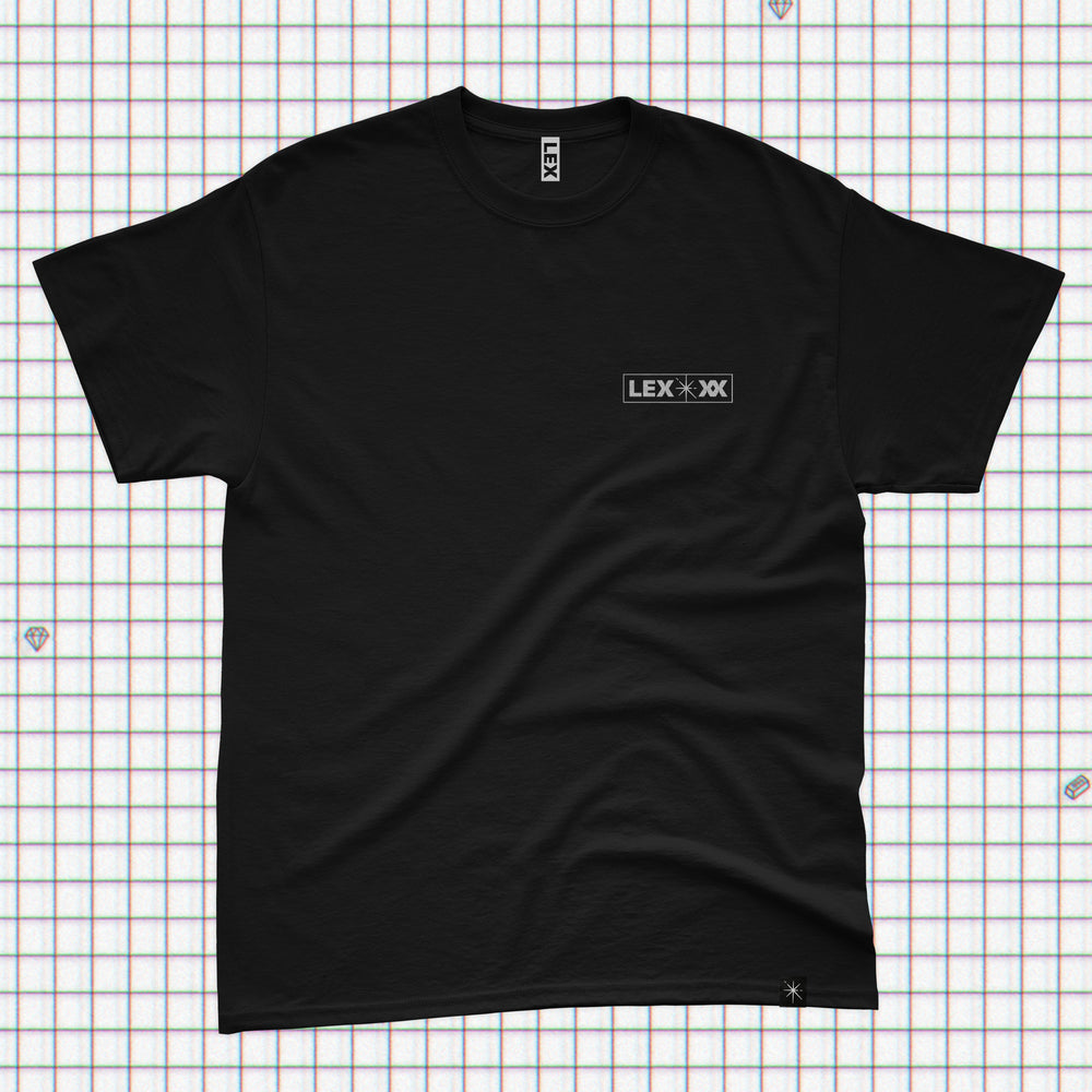 LEX-XX T-shirt + remixes DL - Black X-Large