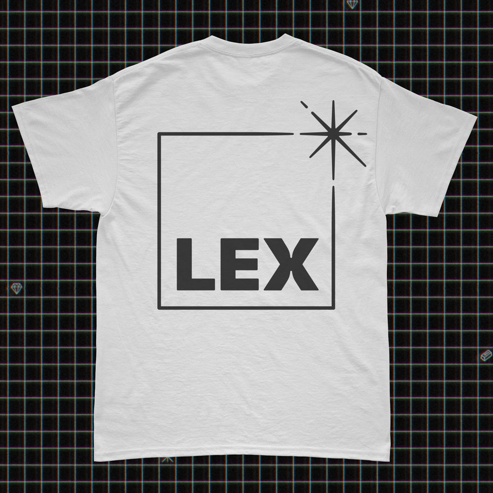 LEX-XX T-shirt + remixes DL - White Large