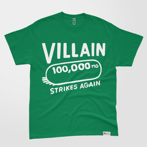 JJ DOOM Villain T-Shirt Green SMALL