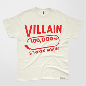 JJ DOOM Villain T-Shirt Natural LARGE