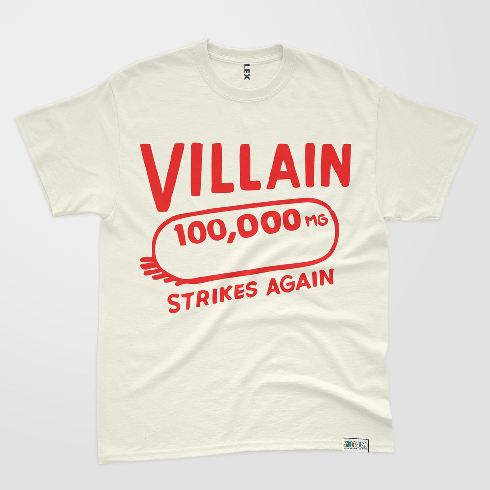 JJ DOOM Villain T-Shirt Natural XX-LARGE